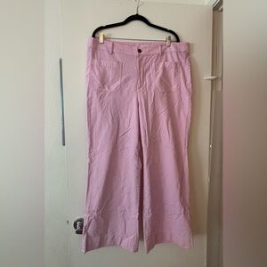 J. Crew Lizzie high-rise patch-pocket wide-leg pant